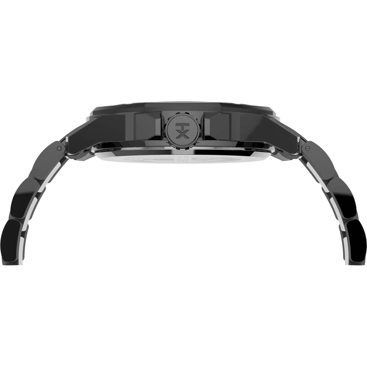 Timex City Collection Men's Quartz Analog Gunmetal Dial Octogonal Case Watch -TW2U14800 - Image 4