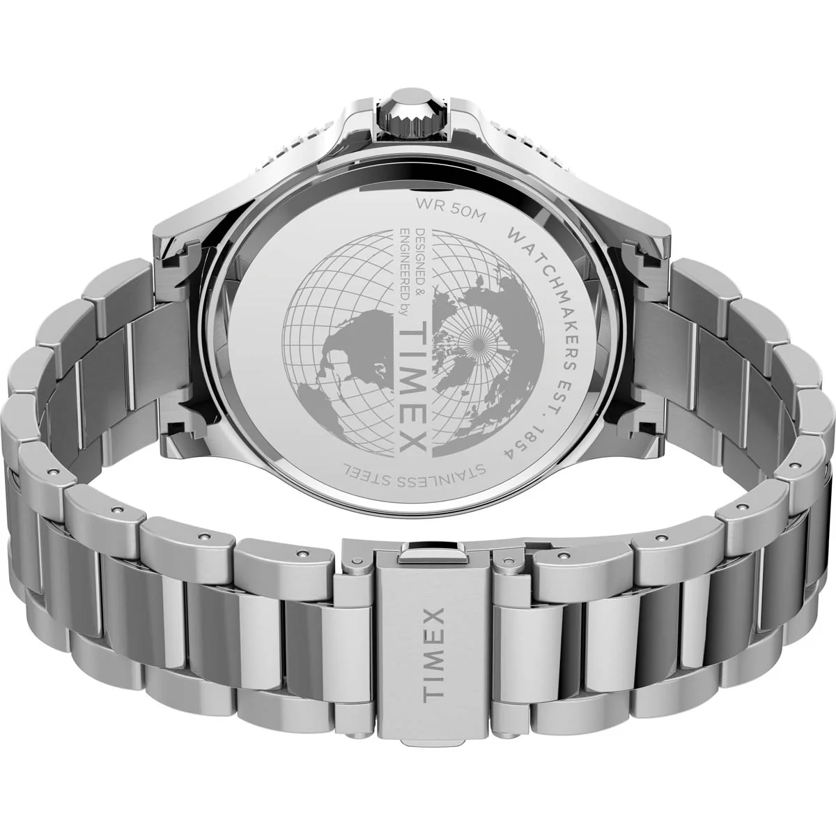 Timex City Collection Men's Quartz Analog Silver-Tone Dial Round Case Watch -TW2U13100 - Image 3