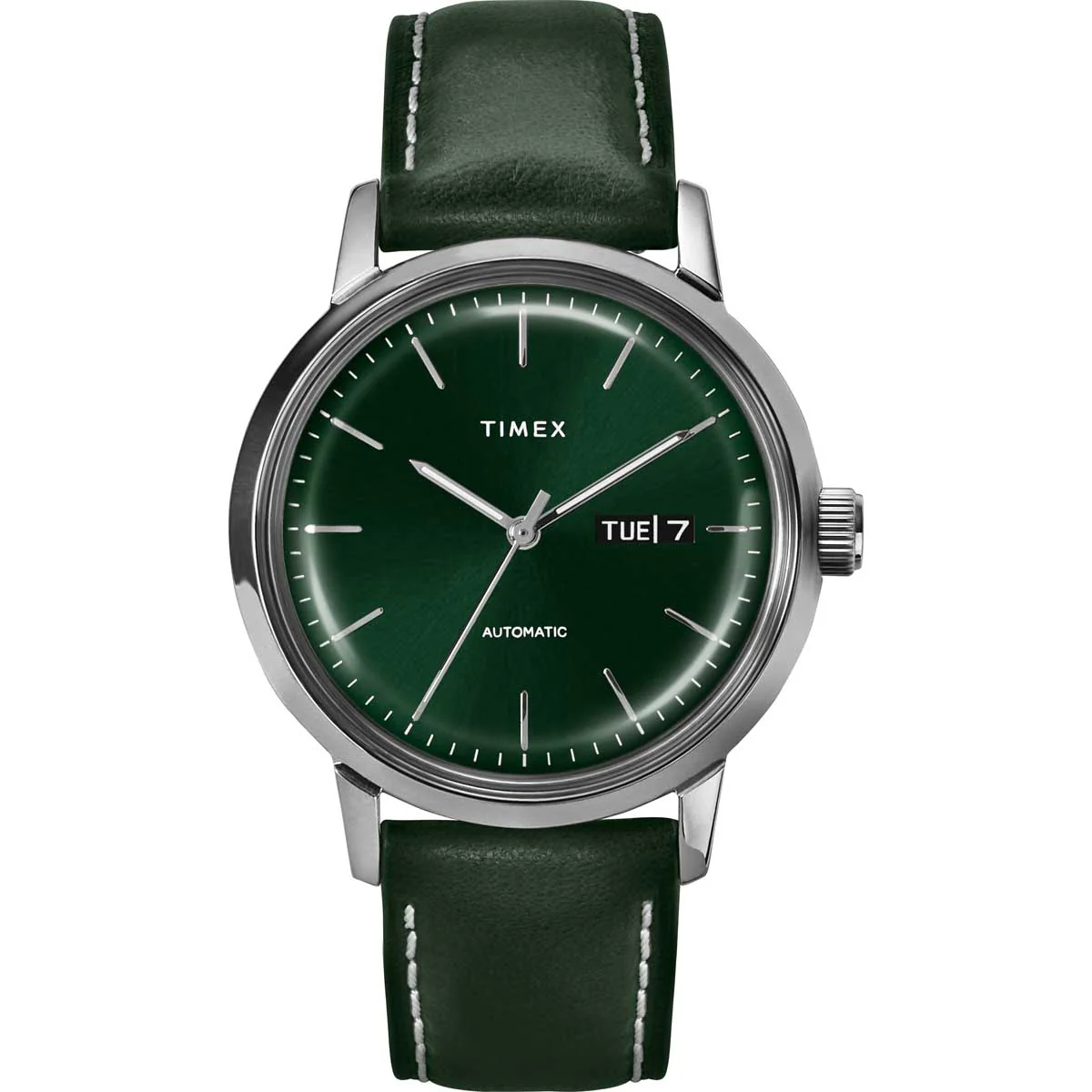 Timex Heritage Collection Men's Mechanical Automatic Wind Stainless Steel Dial Round Case Automatic Function Watch -TW2U11900