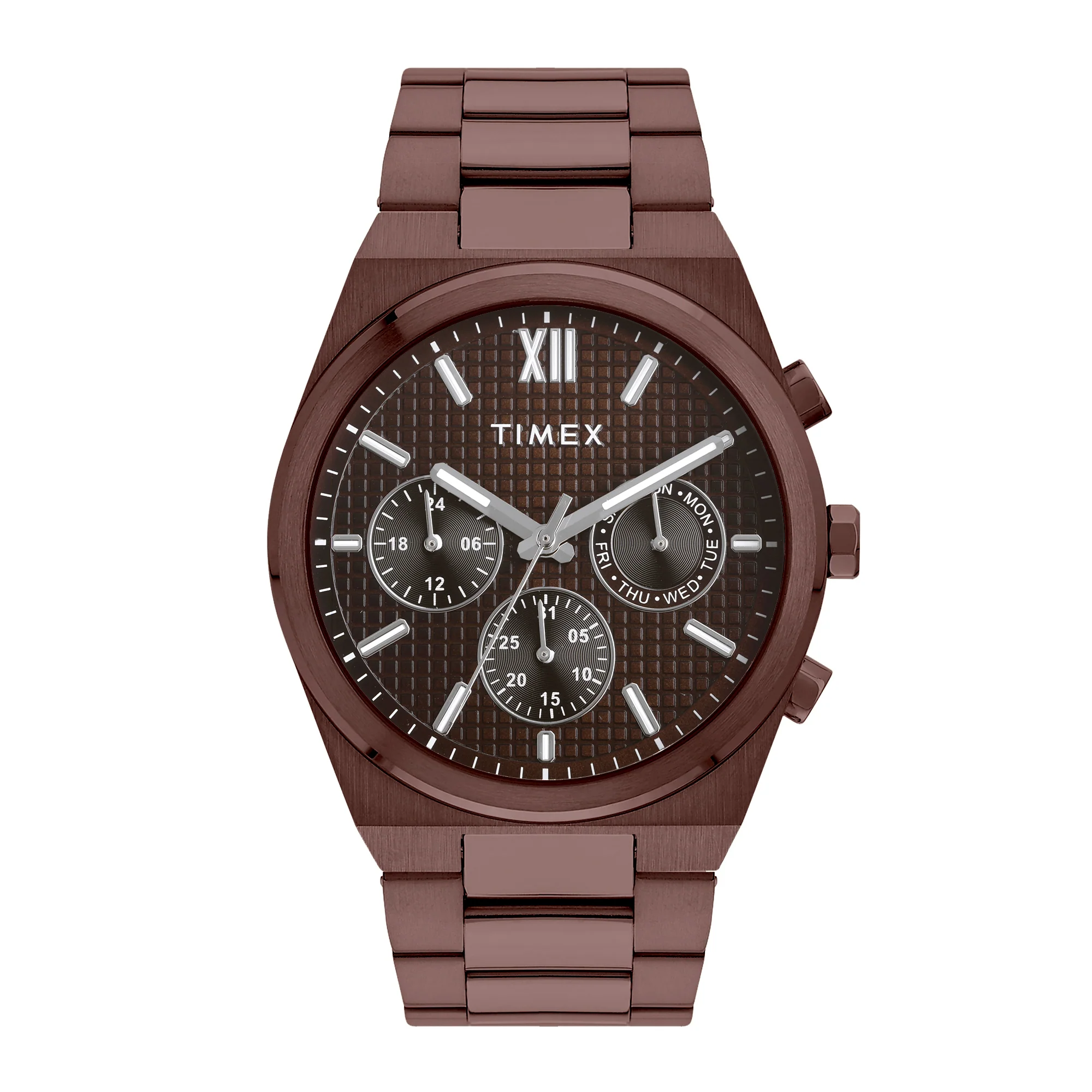 Timex Brown Round Dial Analog Men's Watch - TWEG297SMU05