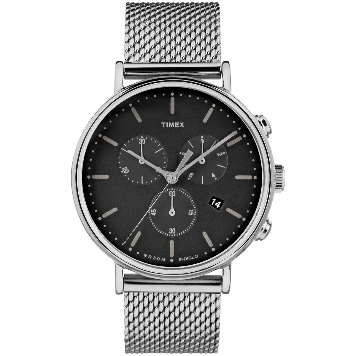 Timex Fairfield Black Dial Unisex Watch -TW2R61900