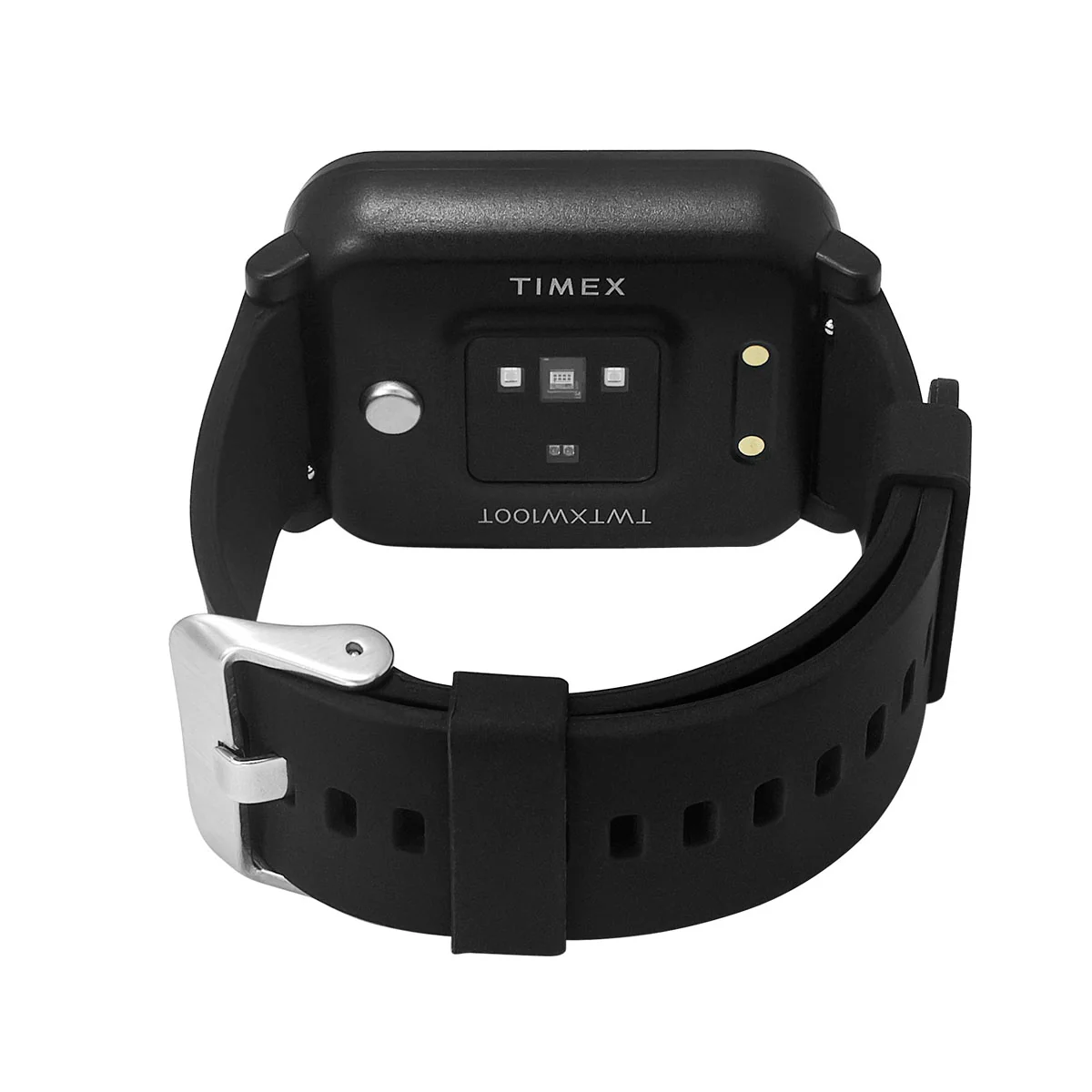 Timex Helix Unisex Tech Digital Dial Rectangle Case Temperature HRM SpO2 Function Watch -TWTXW105T - Image 5