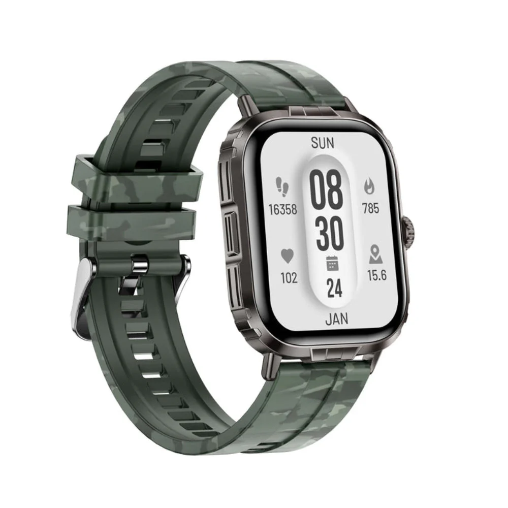 Timex iConnect Go+ 1.83 inches (4.64 cm) Display with Metallic Body and BT Calling Smartwatch For Unisex - TWIXW1003T