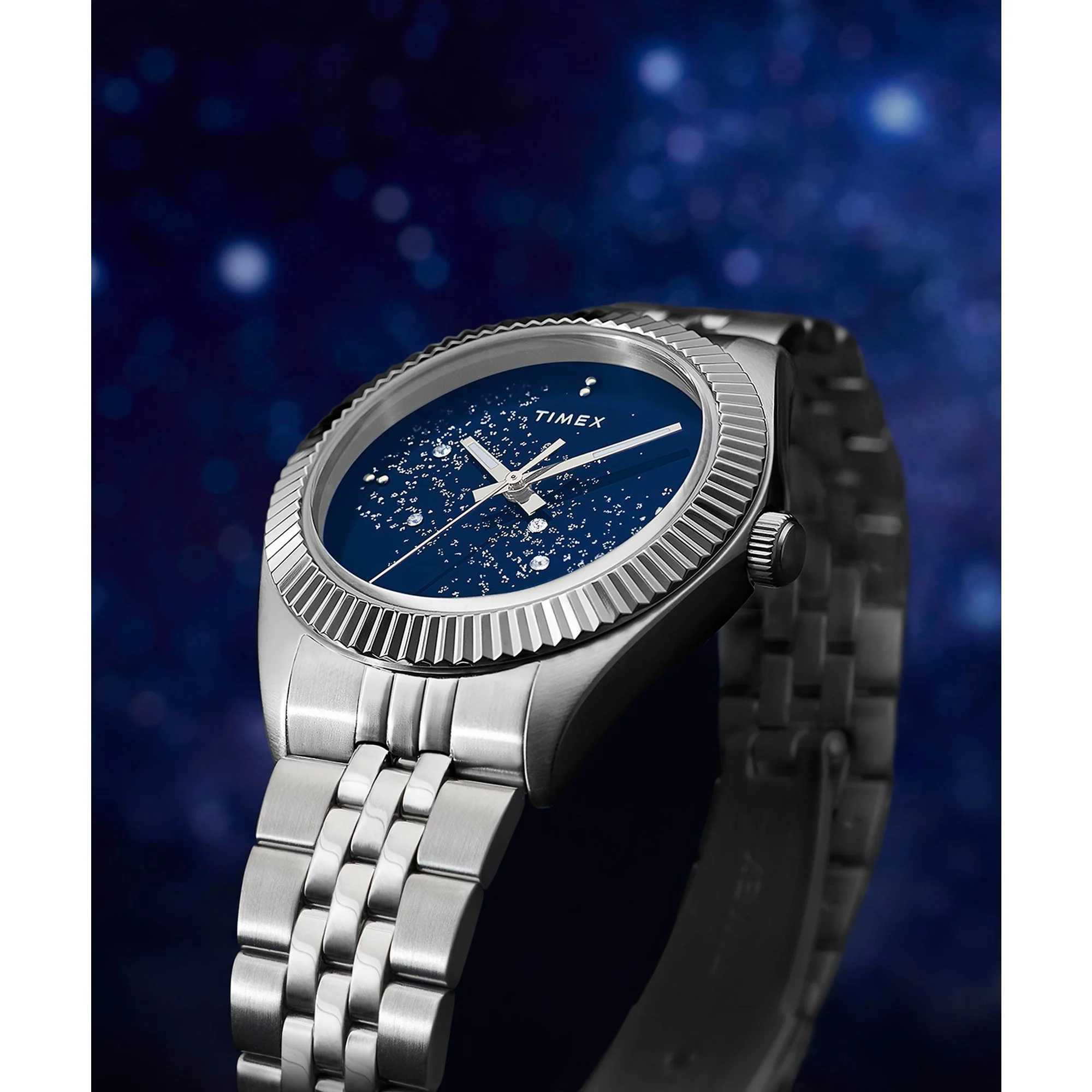 TIMEX Legacy Blue Round Dial Analog Women's Watch - TW2Y20100UJ - Image 6