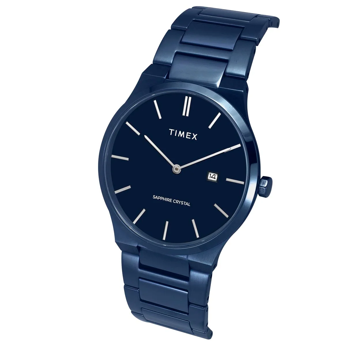 Timex Men Analog Blue Round Stainless Steel Dial Watch- TWEG23602 - Image 2