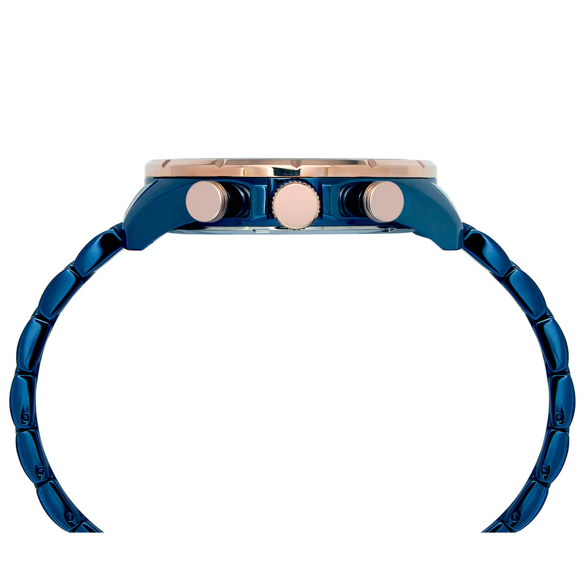 Timex E Class Men's Blue Dial Round Case Chronograph Function Watch -TWEG20300 - Image 5