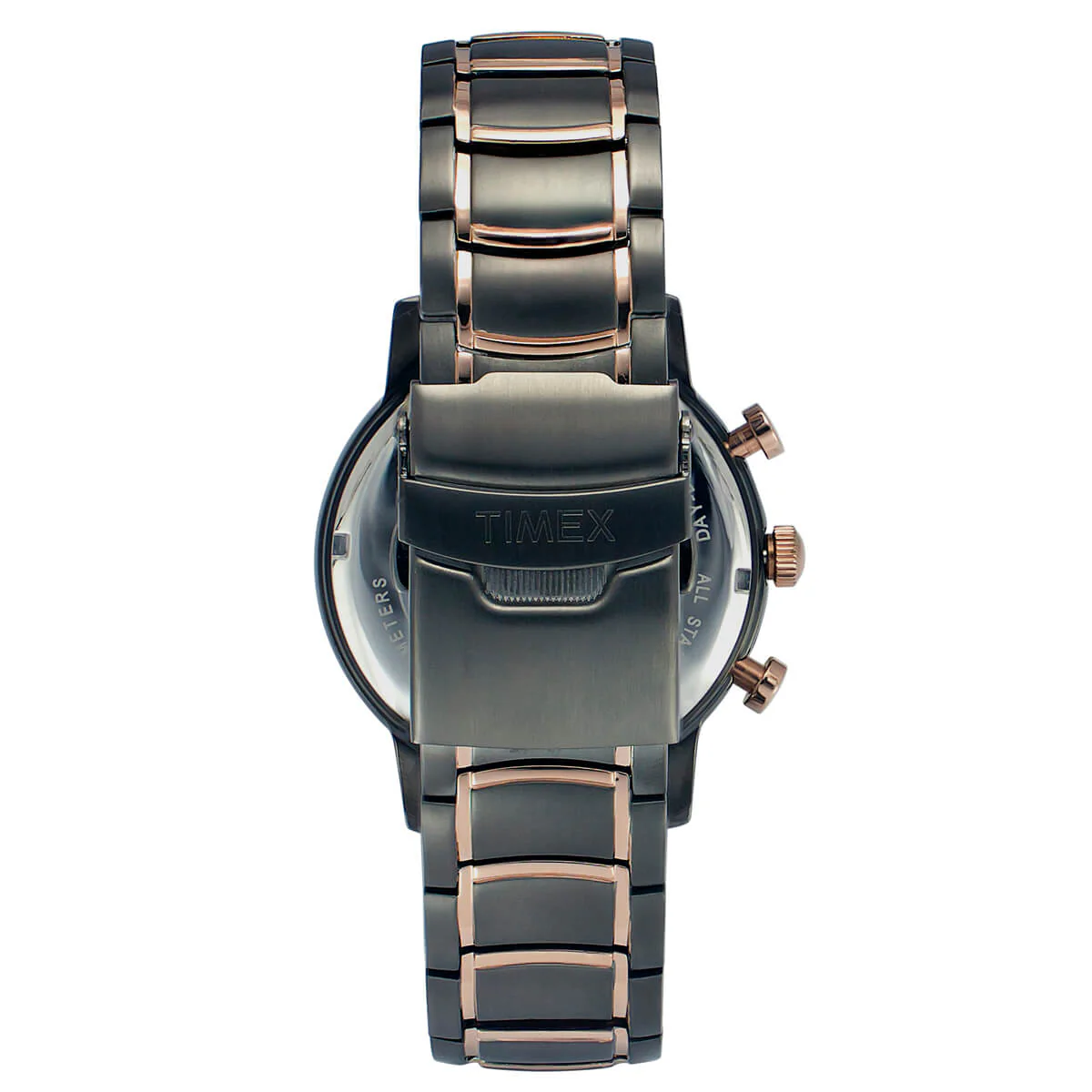 Timex E Class Men's Gunmetal Dial Round Case Multifunction Function Watch -TWEG20201 - Image 4