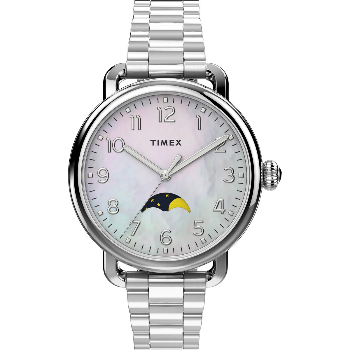 Timex Standard 34mm Stainless Steel Bracelet Watch