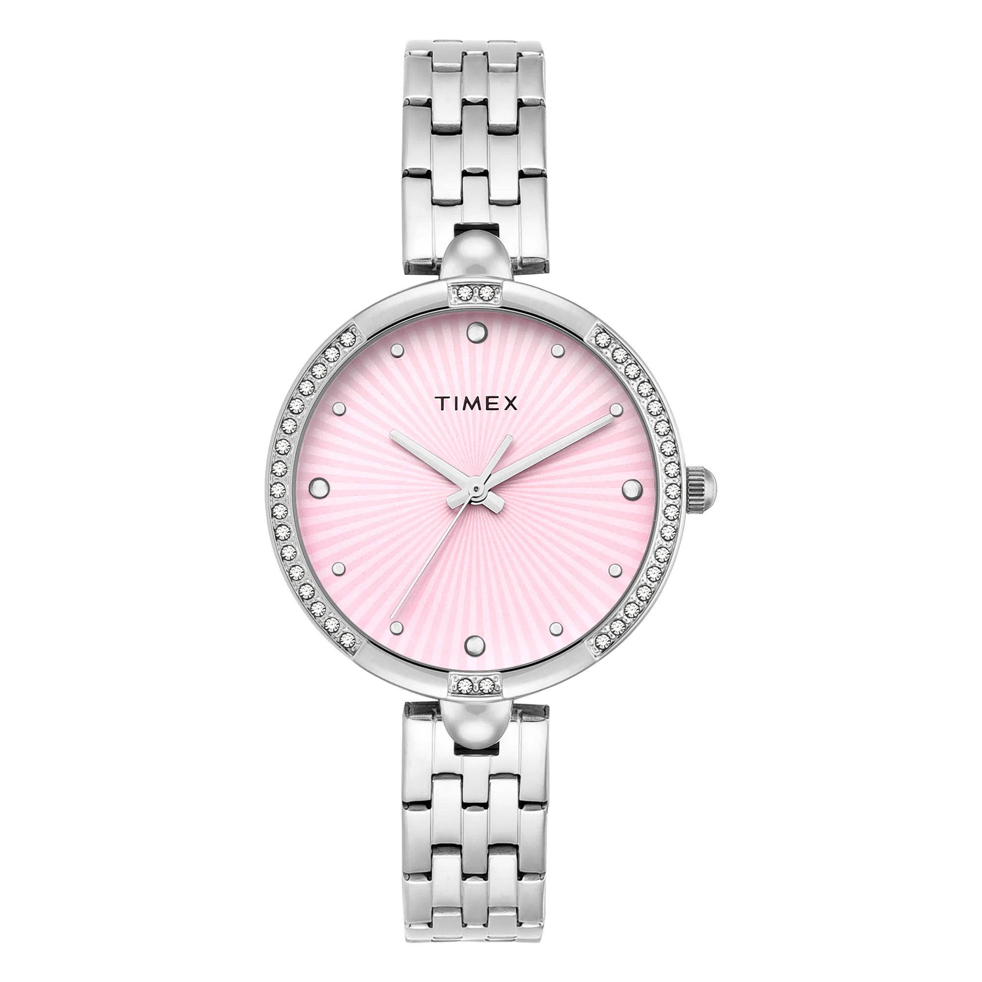 TIMEX Pink Round Dial Analog Women's Watch - TWEL22600