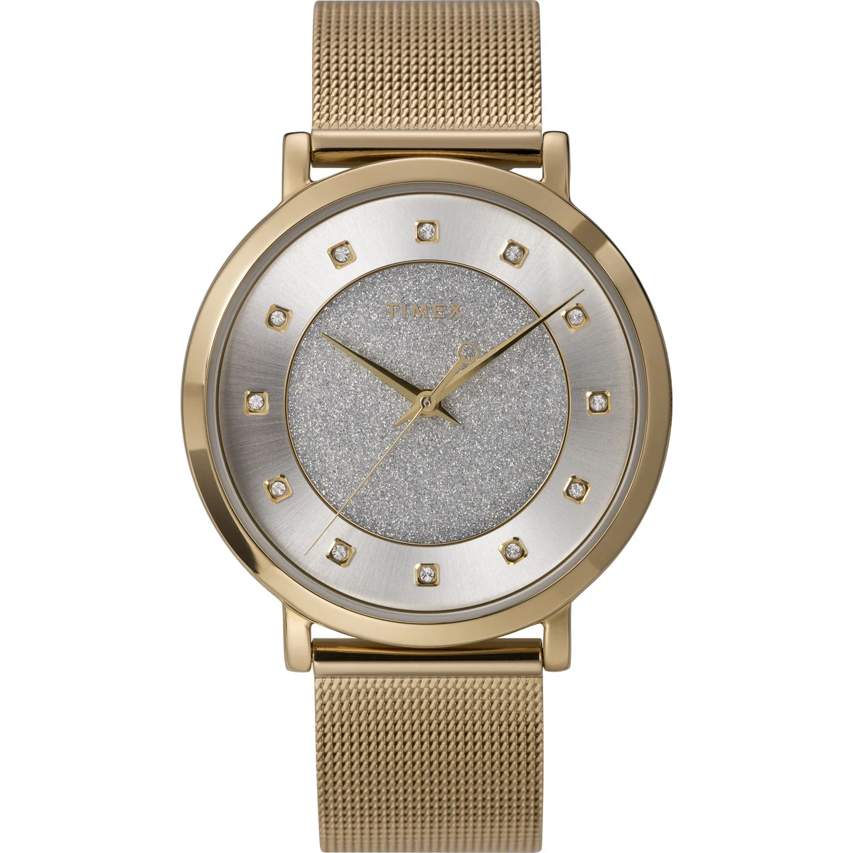 Timex Multifunctonal Women's Analog Silver Dial Coloured Quartz Watch, Round Dial with 38 mm Case width - TW2U67100UJ