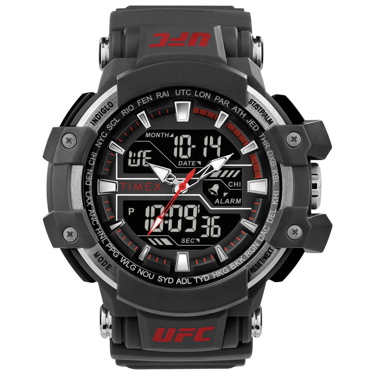 Timex UFC Combat 53mm Resin Strap Watch