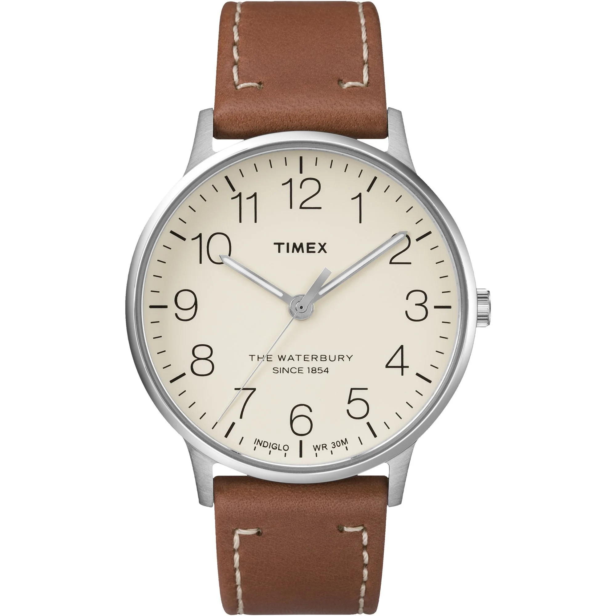 Timex Waterbury Men Cream Round Analog Watch - TW2R25600UJ