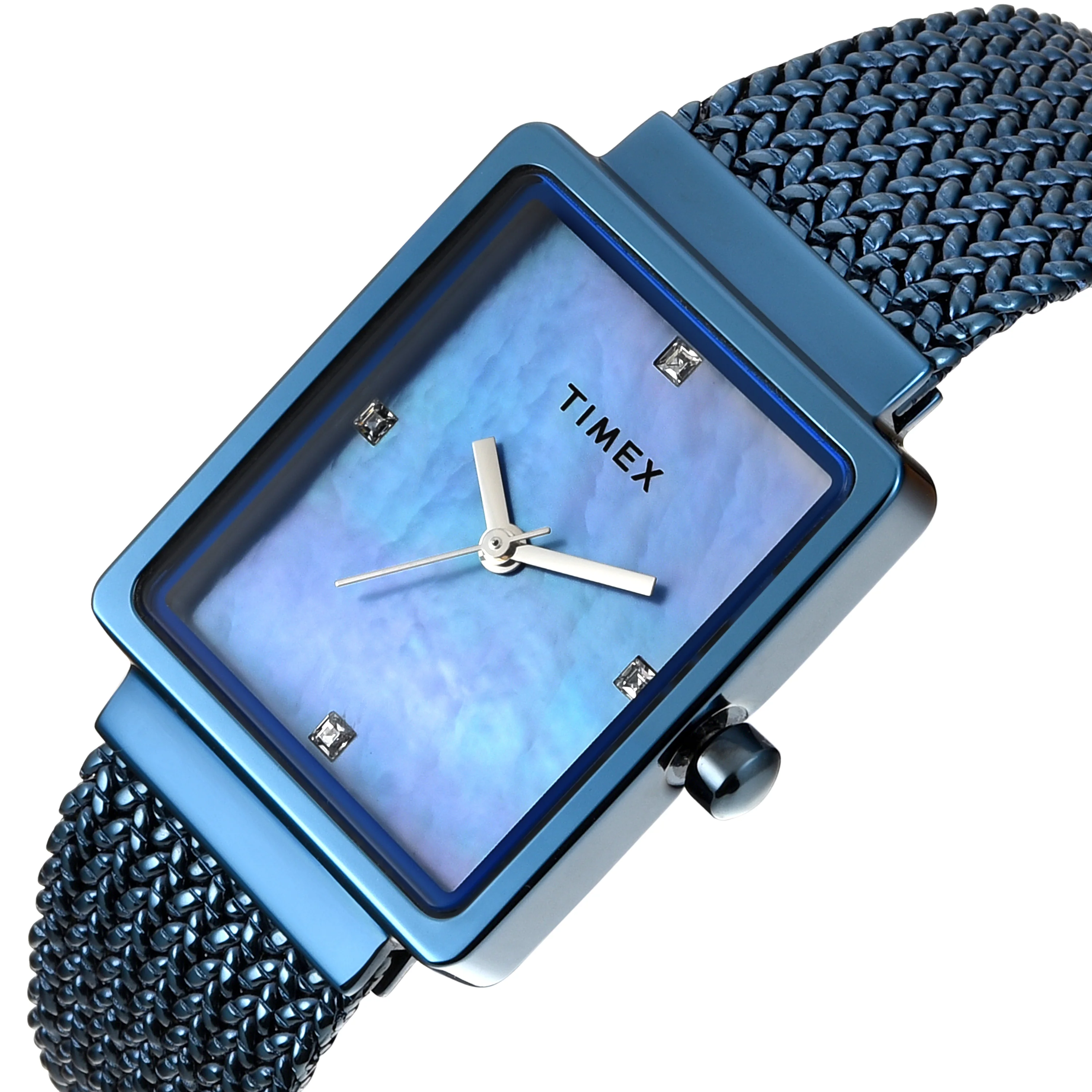 TIMEX Women Mother of Pearl Rectangle Dial Analog Watch - TWEL20705 - Image 2