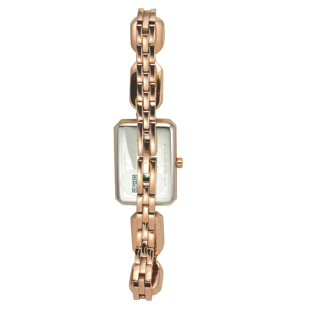 Timex Fria Women Silver Rectangular Analog Watch - TWEL16905 - Image 5