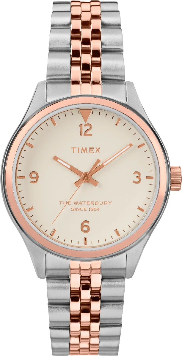 Waterbury Traditional 34mm Stainless Steel Bracelet Watch
