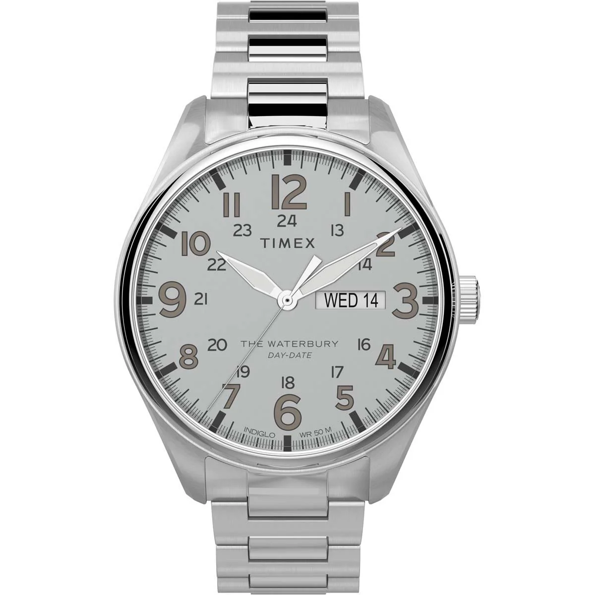 Timex Heritage Collection Men's Quartz Analog Stainless Steel Dial Round Case Stainless-Steel Function Watch -TW2T70800 - Image 5