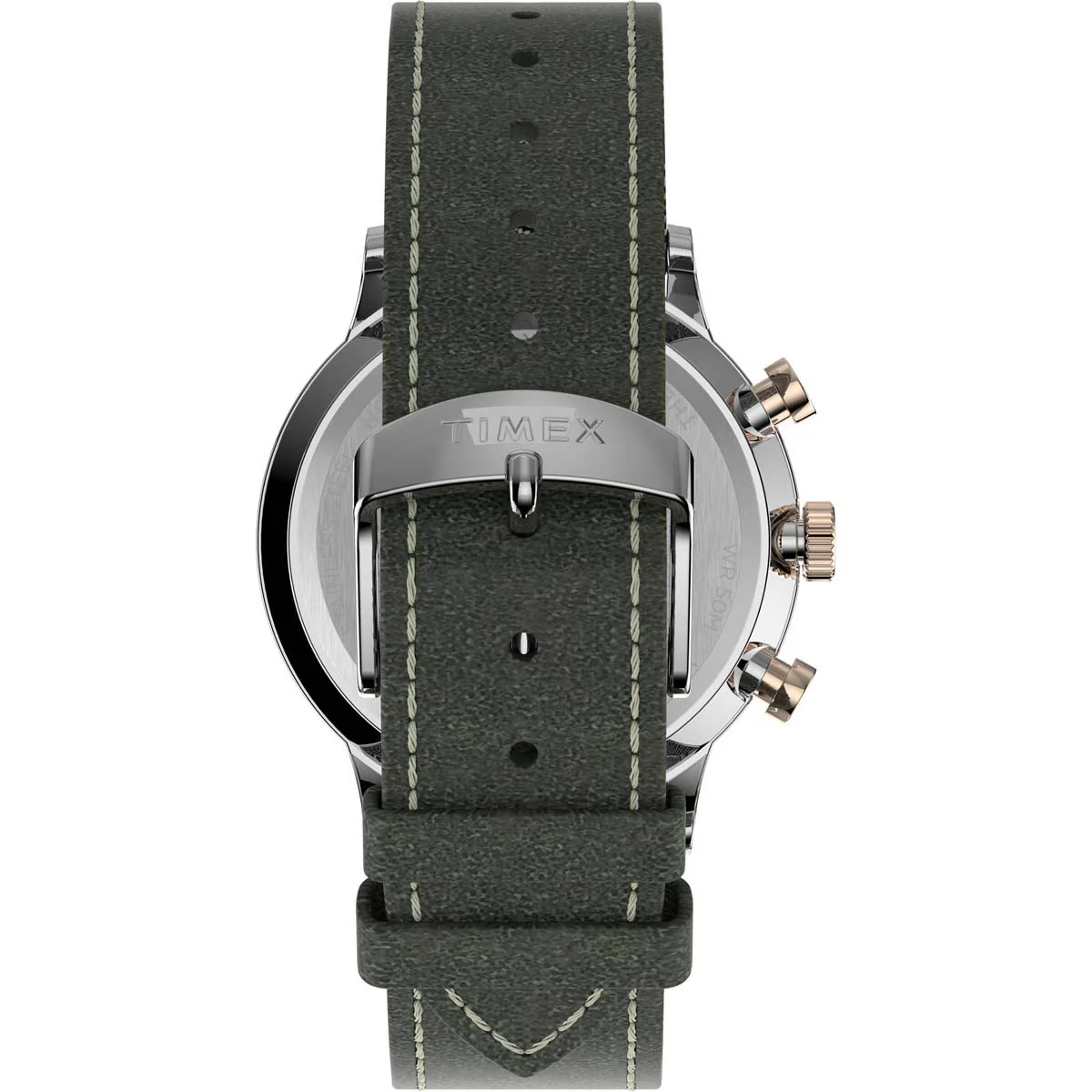 Timex Heritage Collection Men's Quartz Analog Stainless Steel Dial Round Case Stainless-Steel Function Watch -TW2T71400 - Image 3