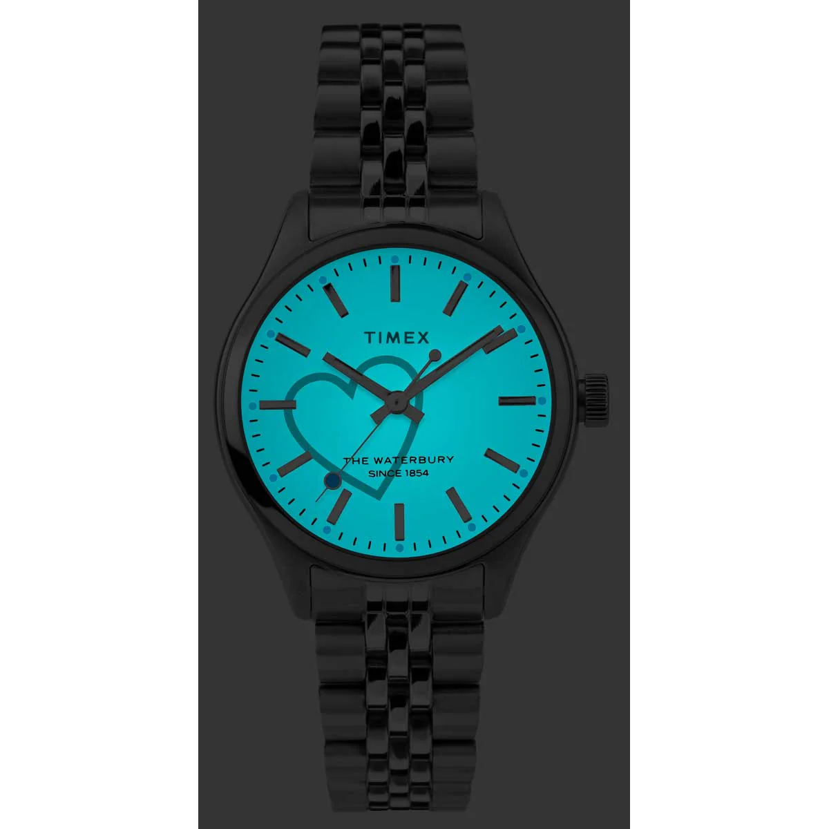 Timex Heritage Collection Women's Quartz Analog Stainless Steel Dial Round Case Stainless-Steel Function Watch -TW2U23400UJ - Image 6